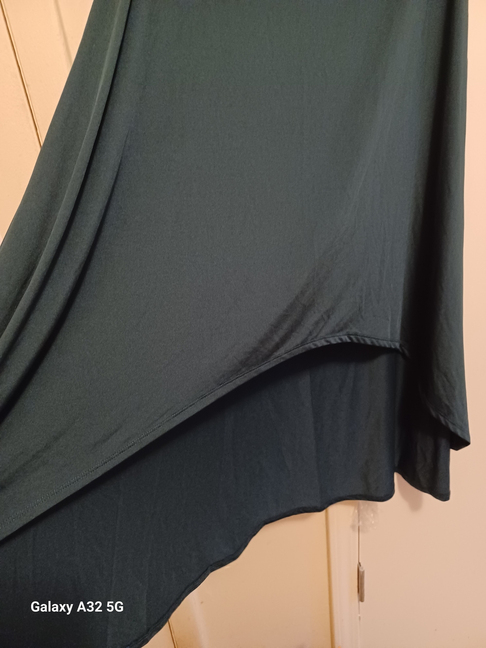 LuLaRoe Teal High-Low Foldover Waist Skirt - Picture 3 of 3